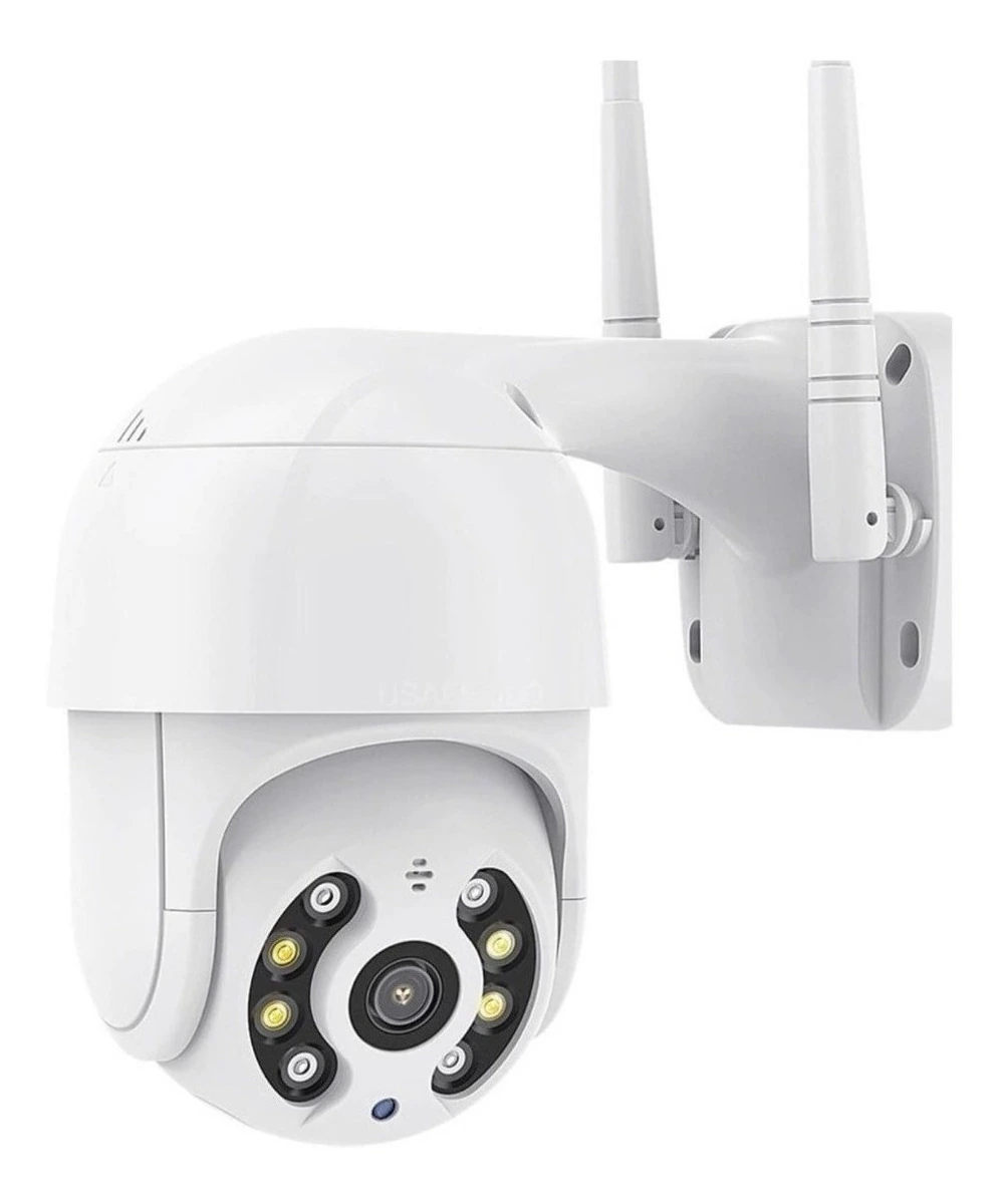 Câmera Wifi Prova Água Infravermelho Externa Hd 1080 Branco