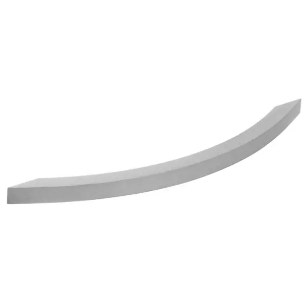 Puxador para Móveis 160mm Alumínio Cromado Acetinado Prata Brumet