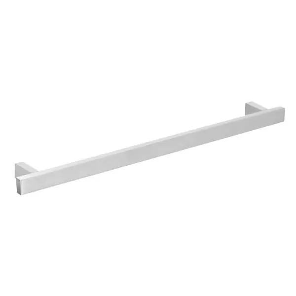 Puxador para Móveis 224mm Alumínio Cromado Acetinado Prata Brumet