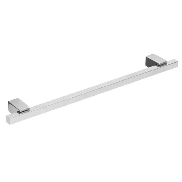 Puxador para Móveis 460mm Alumínio Cromado Prata Brumet