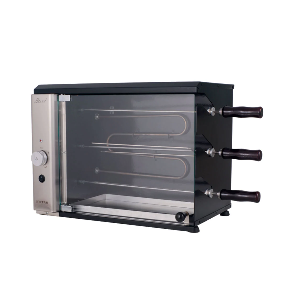 Churrasqueira Elétrica Vertical De Bancada 3 Espetos 220v Stand
