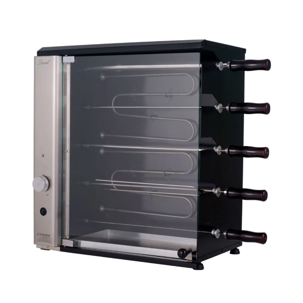 Churrasqueira Elétrica De Bancada Vertical 5 Espetos 127v Stand Titan