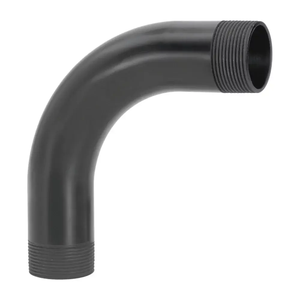 Amanco Eletroduto Preto Curva Longa Roscavel 1