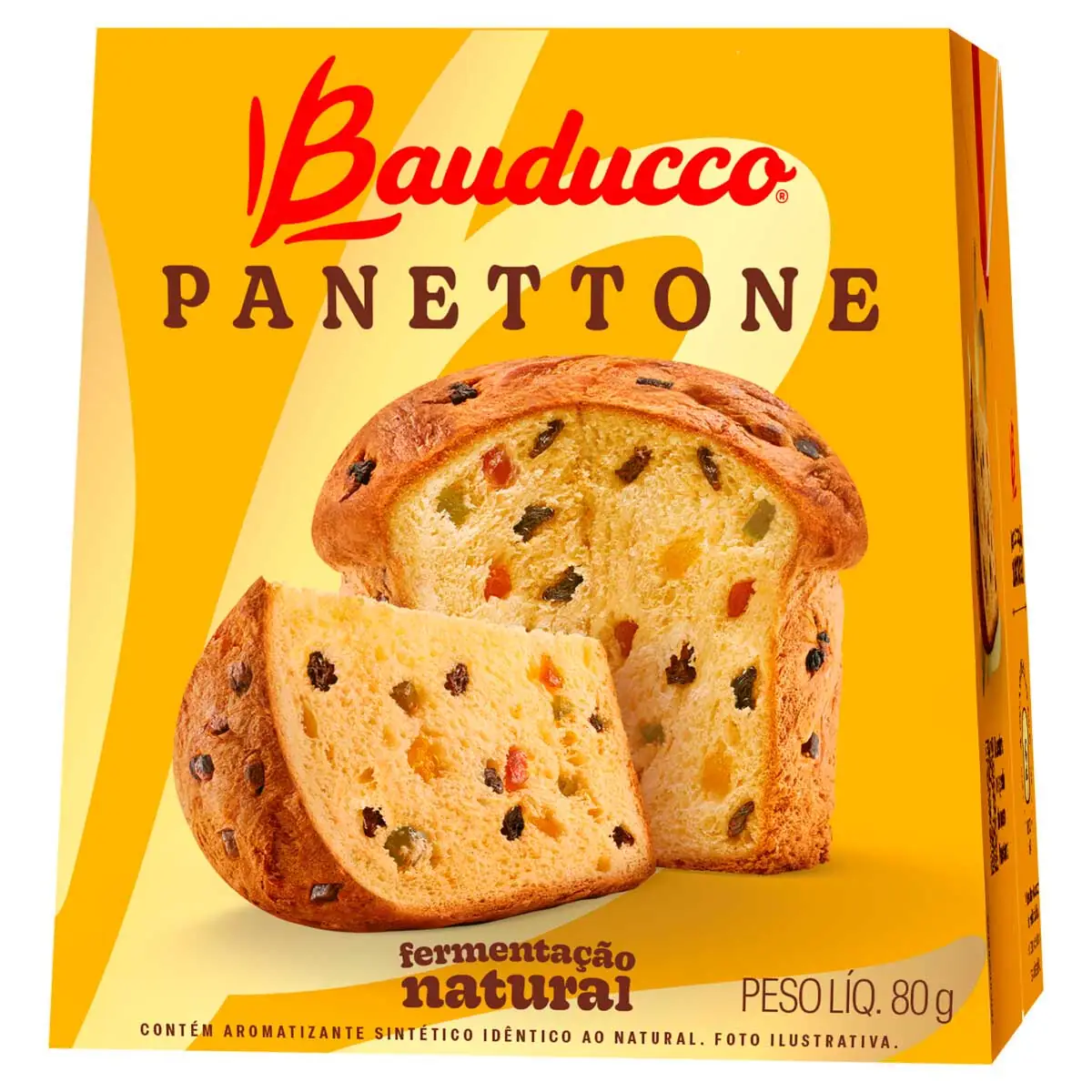 Mini Panetone de Frutas Bauducco 80g