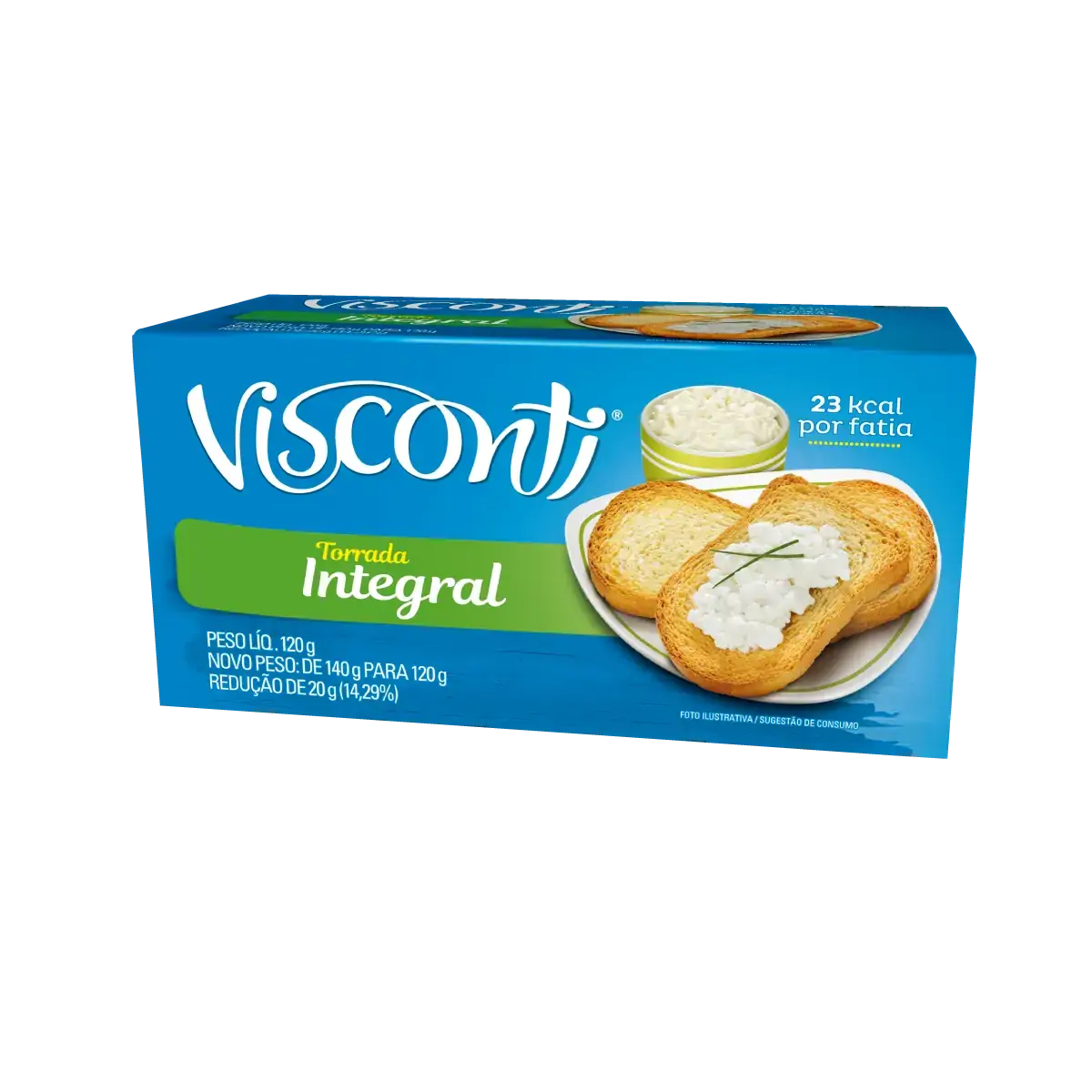 Torrada Integral Visconti Pacote 140g