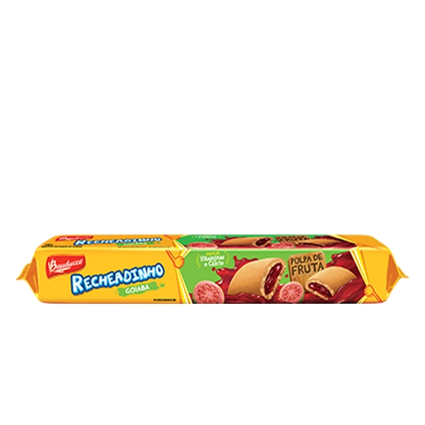 Biscoito Recheadinho De Goiaba Bauducco 140g