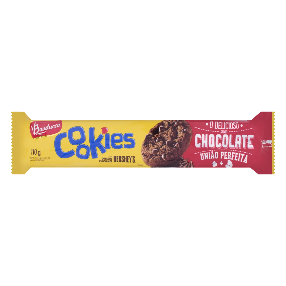 Biscoito Cookie Chocolate Com Gotas De Chocolate Hershey S Bauducco Pacote 110g