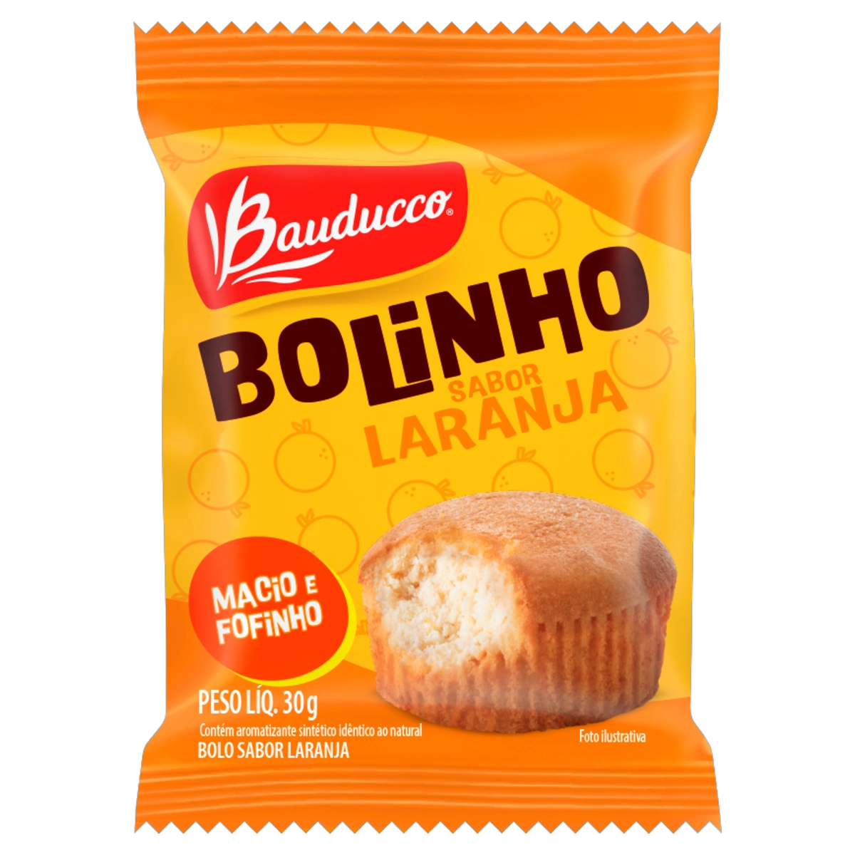 Bolinho Laranja Bauducco 30g