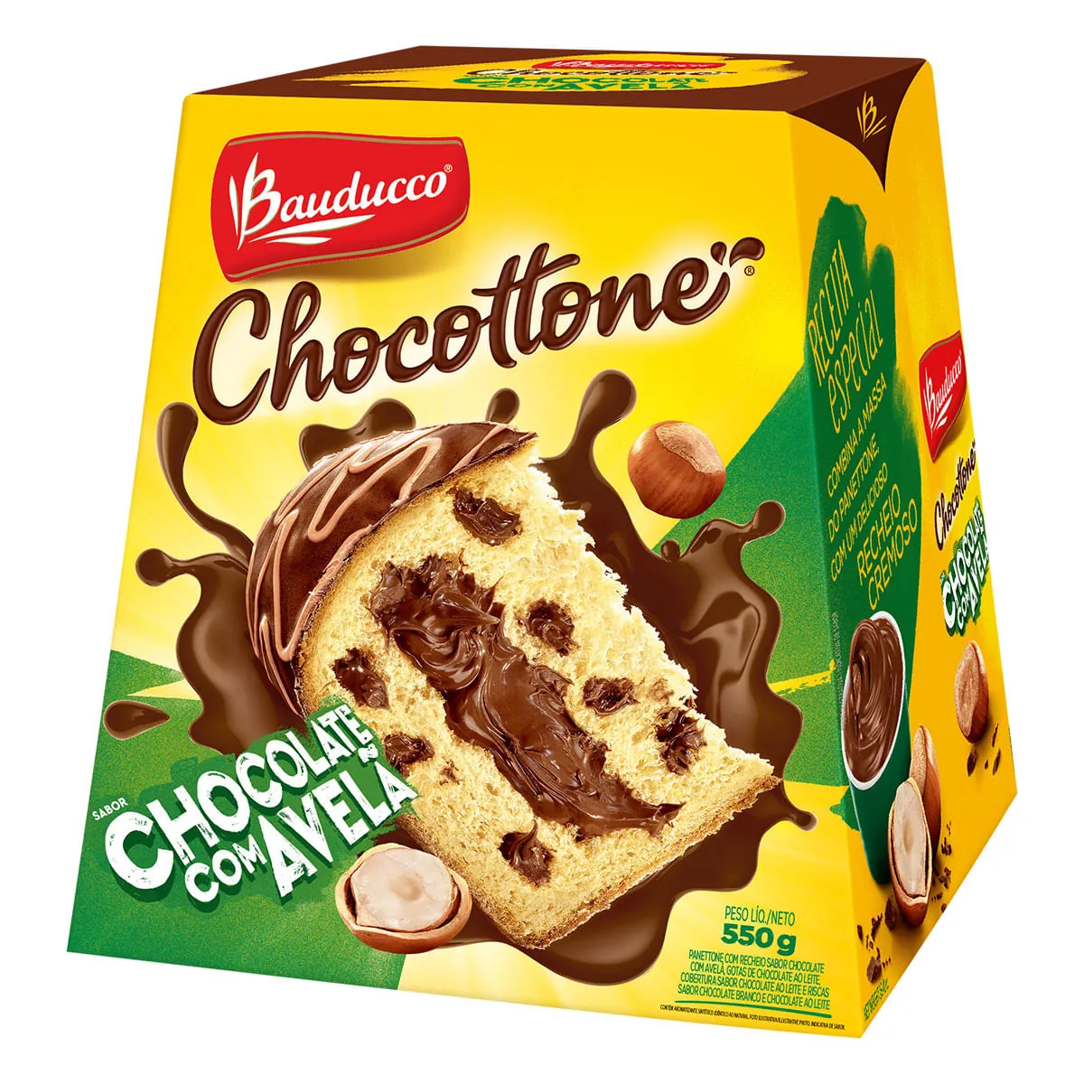 Chocottone Bauducco Chocolate Com Avelã