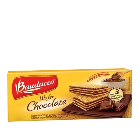 Biscoito Wafer Chocolate 140g Bauducco