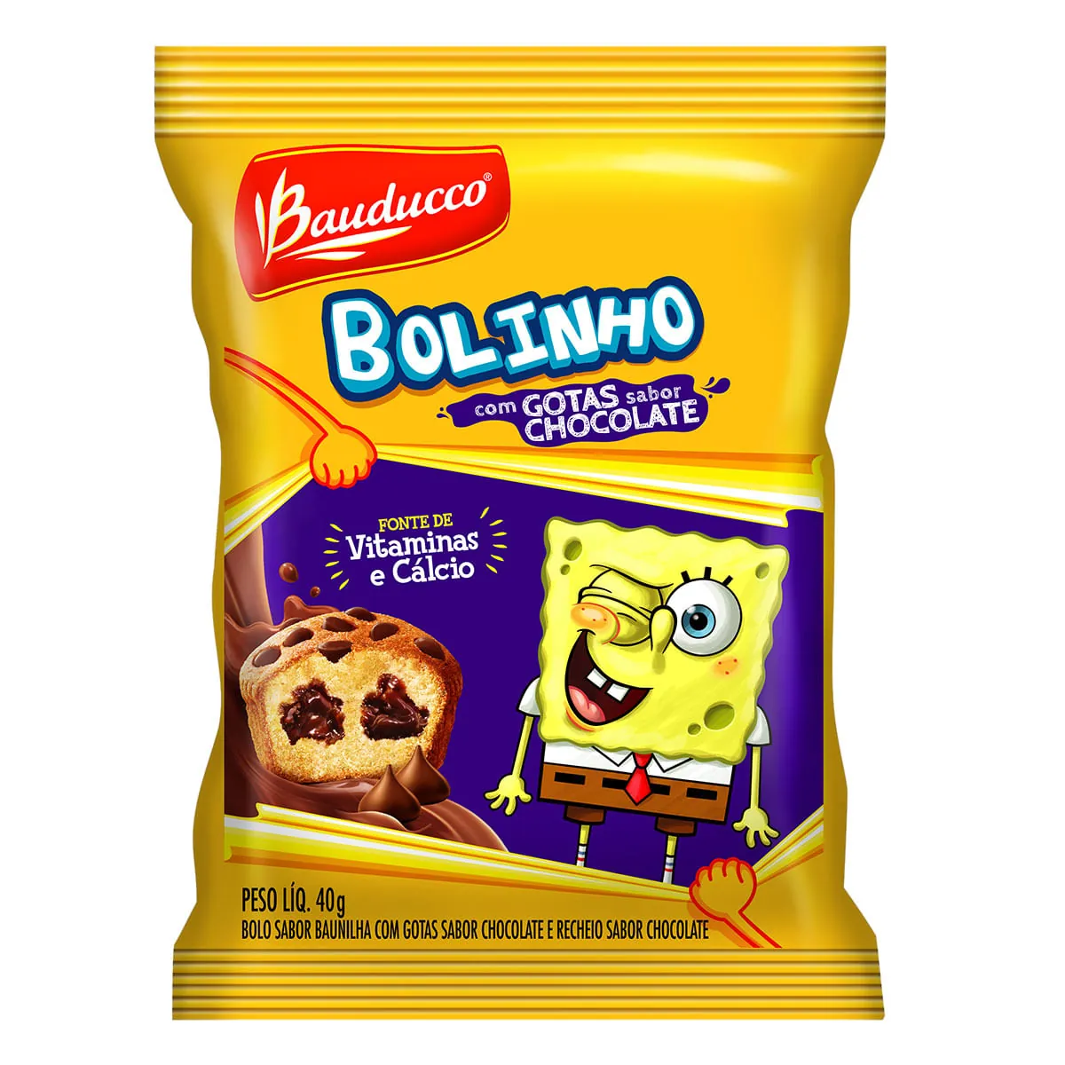 Mini Bolo de Baunilha Bauducco 40g