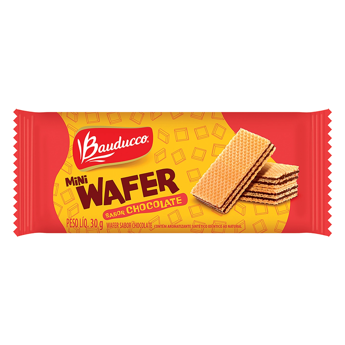 Biscoito Wafer 30gr Cesta Natal