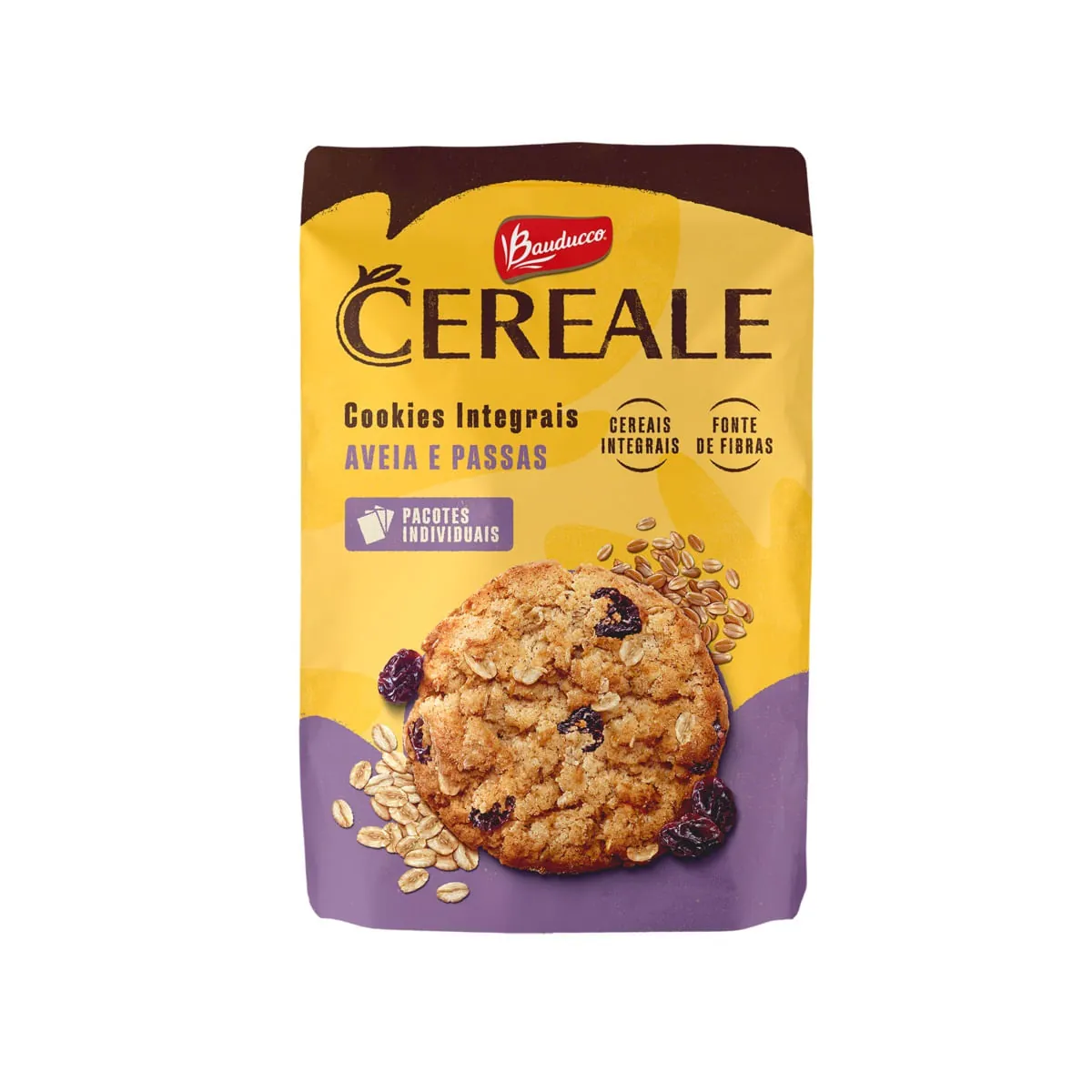 Cookie Aveia e Passas Bauducco 140g