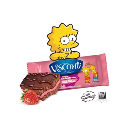 Bolinho Visconti Recheado Morango