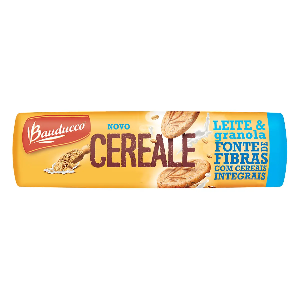 Biscoito Leite e Granola Bauducco Cereale 165g