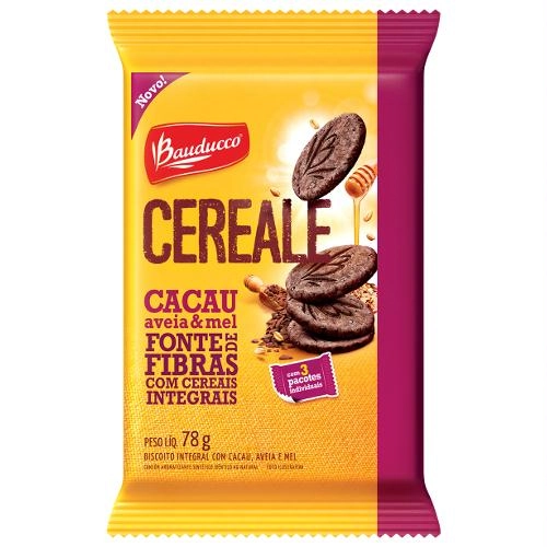 Biscoito Bauducco Cereale Aveia E Mel