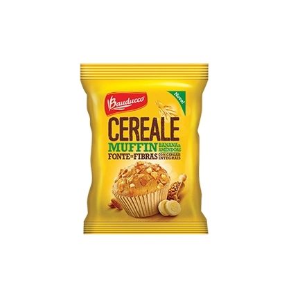 Muffin Cereale Bauducco Banana E Amêndoas