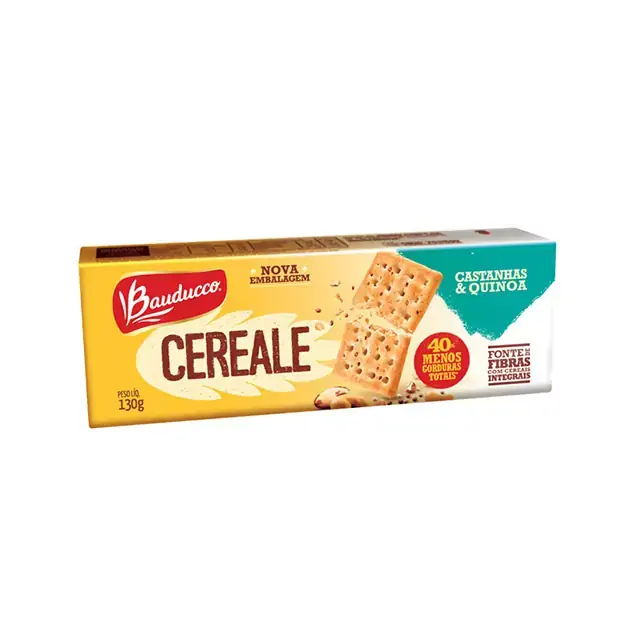 Biscoito Bauducco Cereale Castanhas E Quinoa 130gr