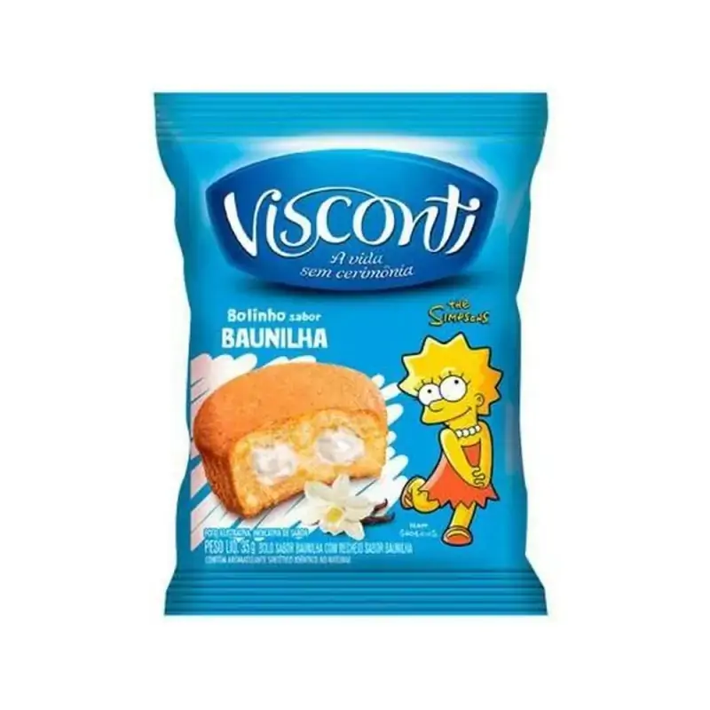 Bolinho Visconti Baunilha 35g