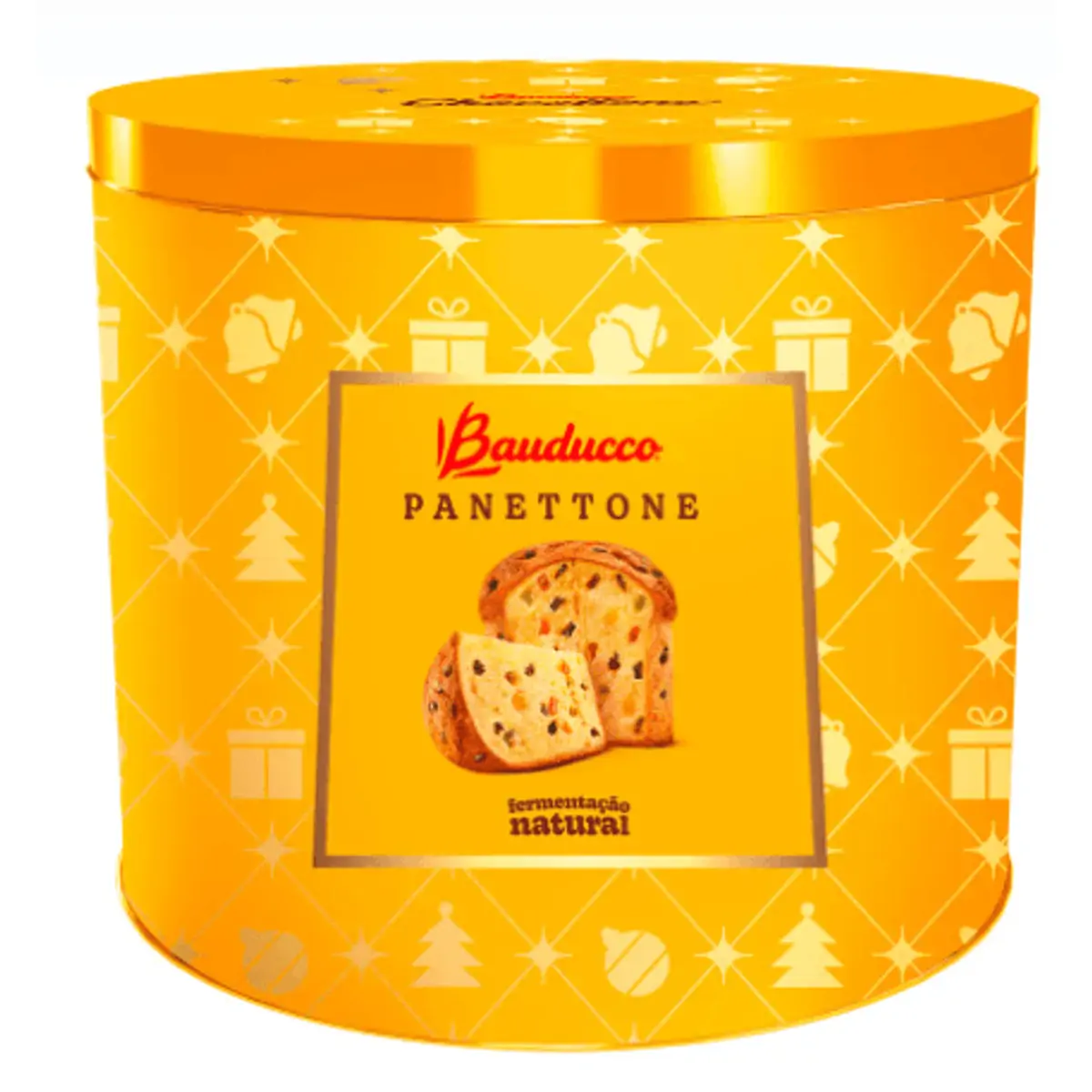 Panetone de Frutas Bauducco Lata 750g