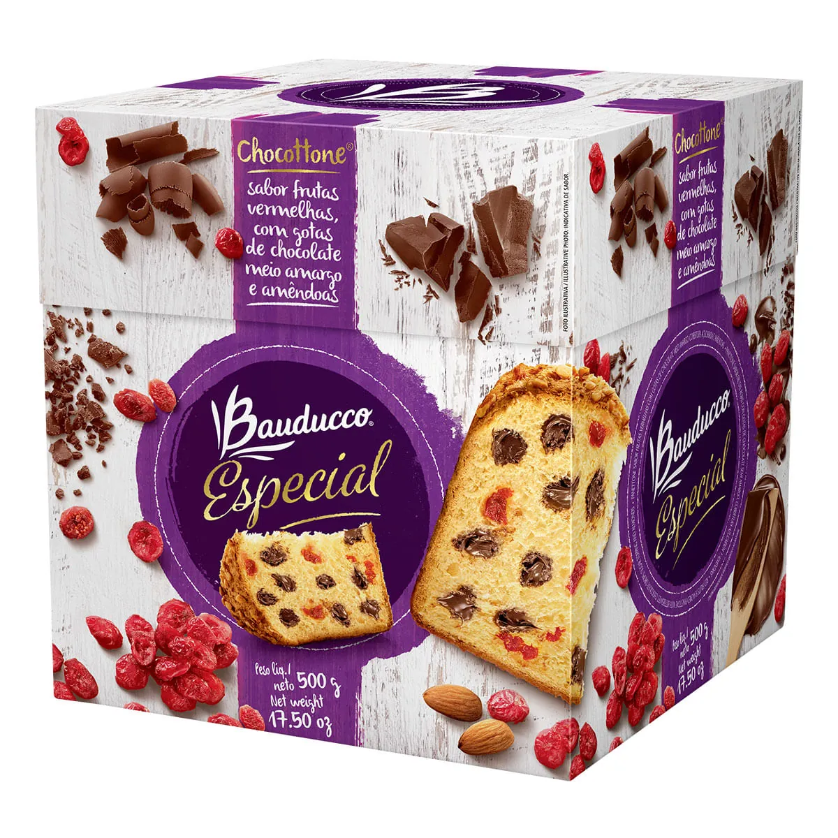 Chocottone Bauducco Gts Frutas Verm 500g