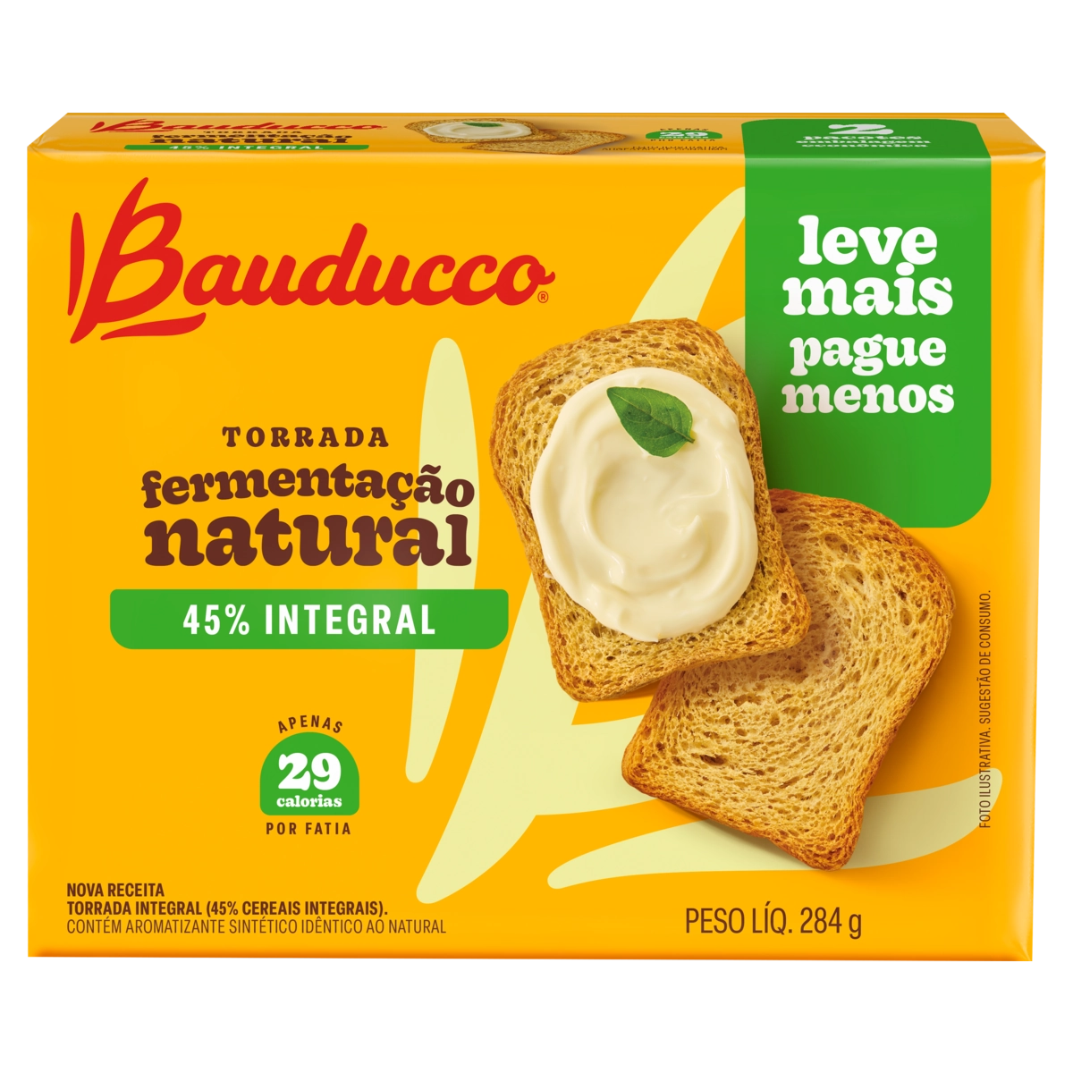 Pack Torrada Integral BAUDUCCO 284g