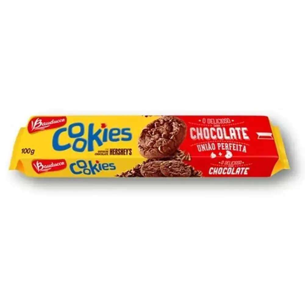 Biscoito BAUDUCCO Cookie Chocolate com Gotas de Chocolate Pacote 100g