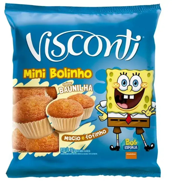 Bolinho Mini Visconti 150g Baunilha
