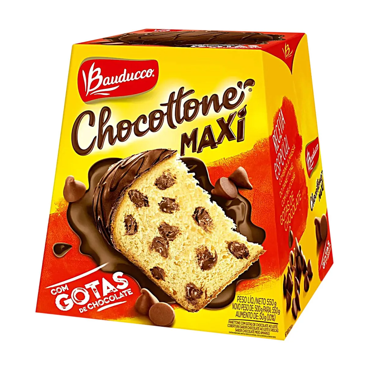 Panettone Bauducco Chocottone Maxi 550g