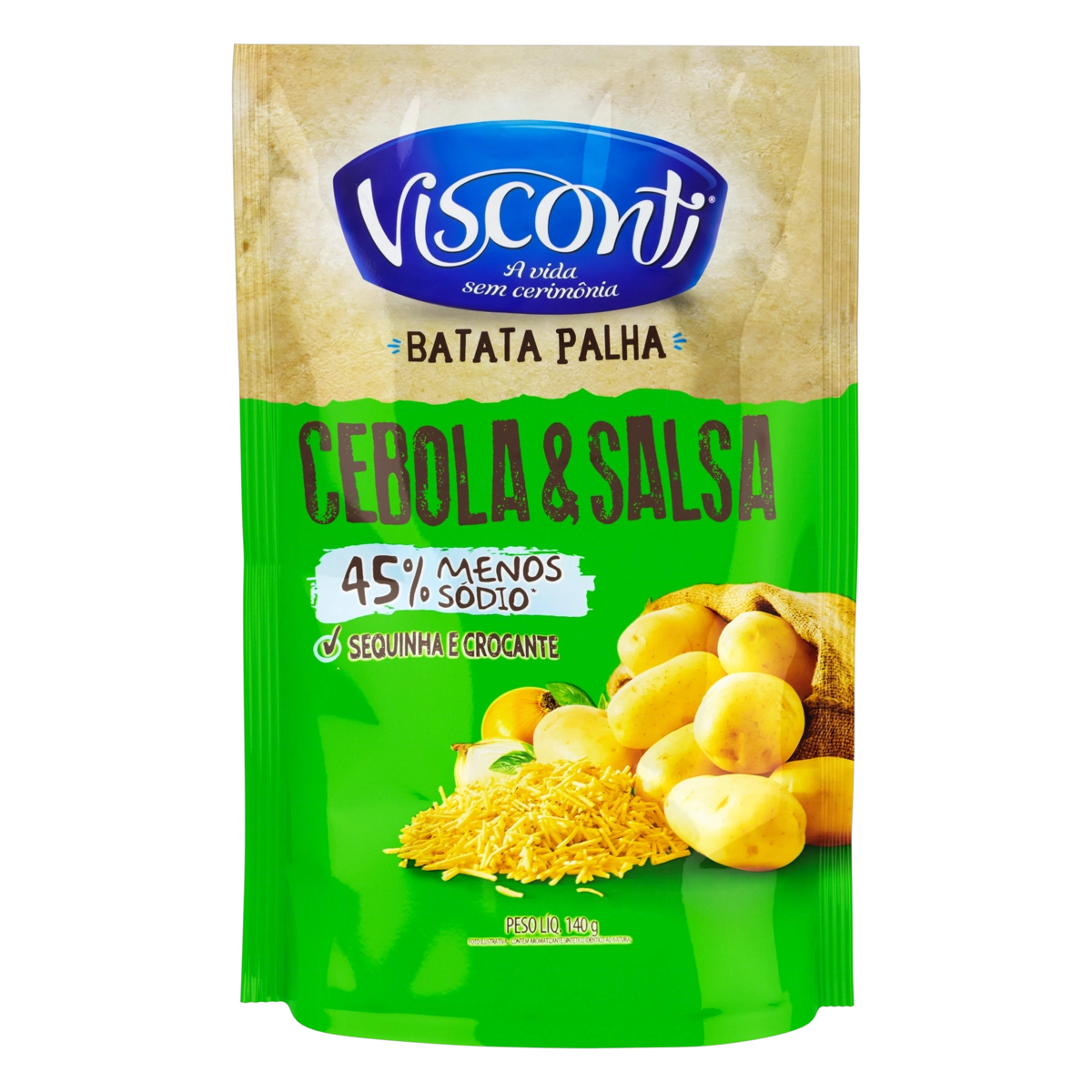 Batata Palha Cebola E Salsa Visconti Sachê 105g