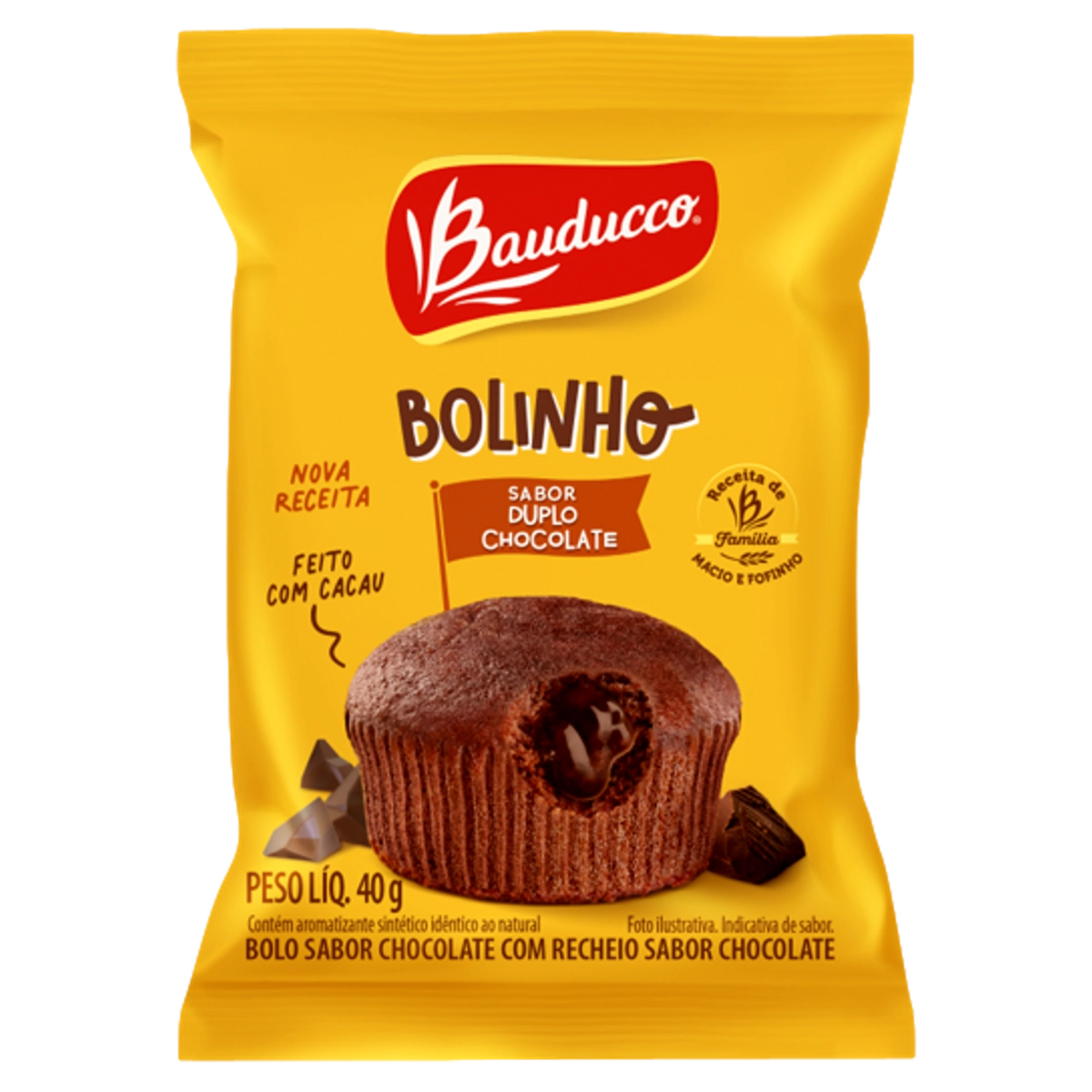 Bolinho Bauducco Duplo Choc.40g