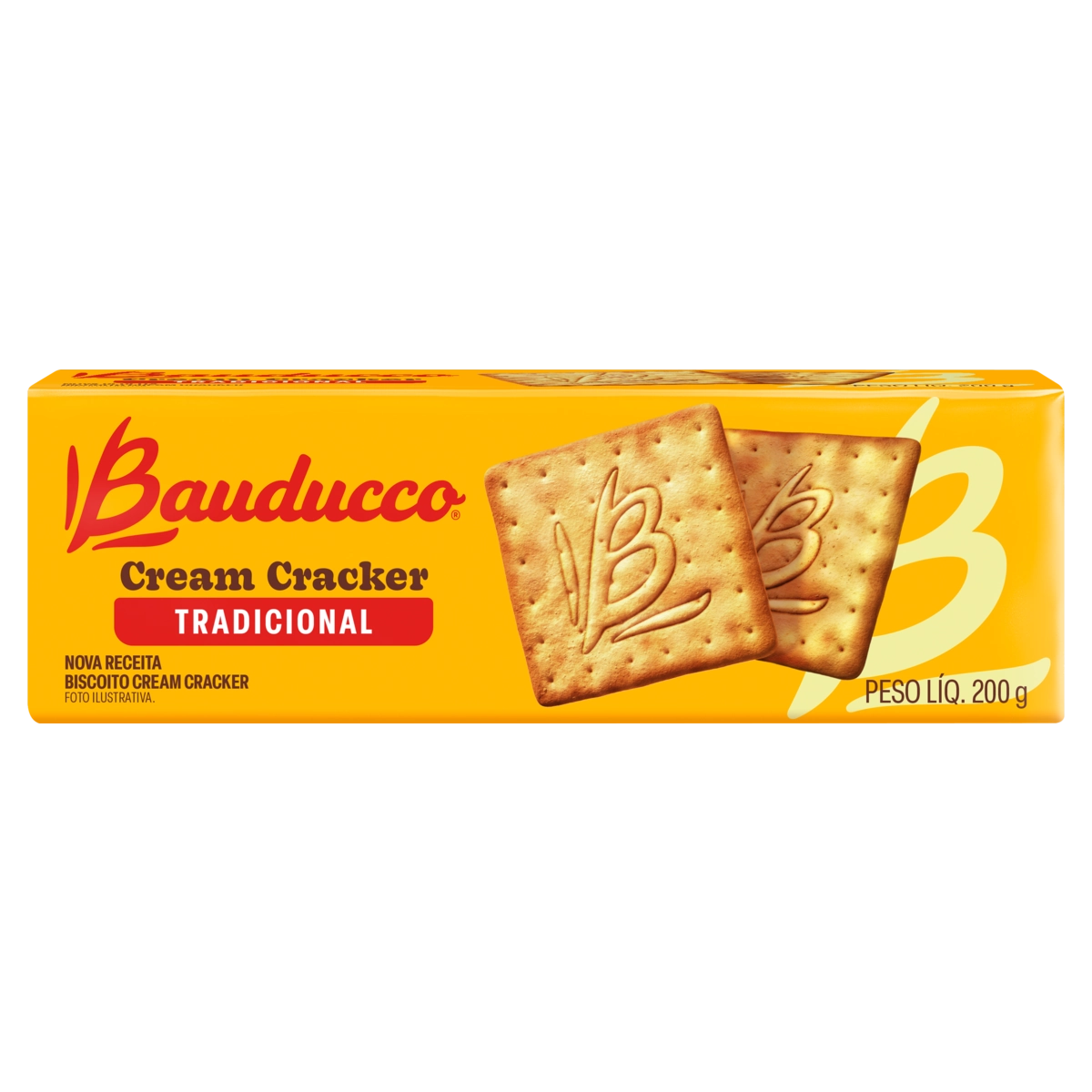 Biscoito Cream Cracker Tradicional Bauducco Pacote 165g