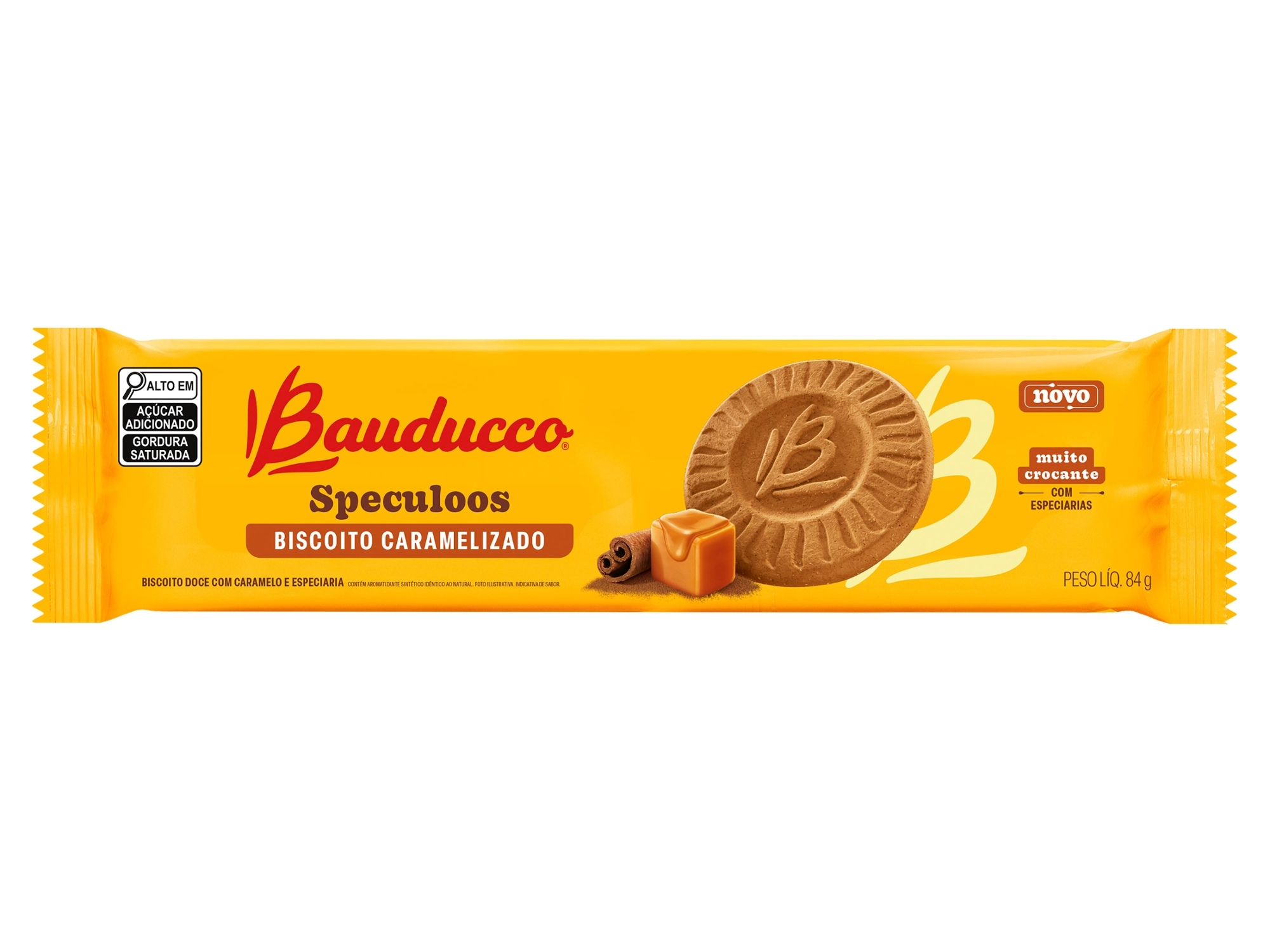 Biscoito Caramelizado Bauducco Speculoos Pacote 84g
