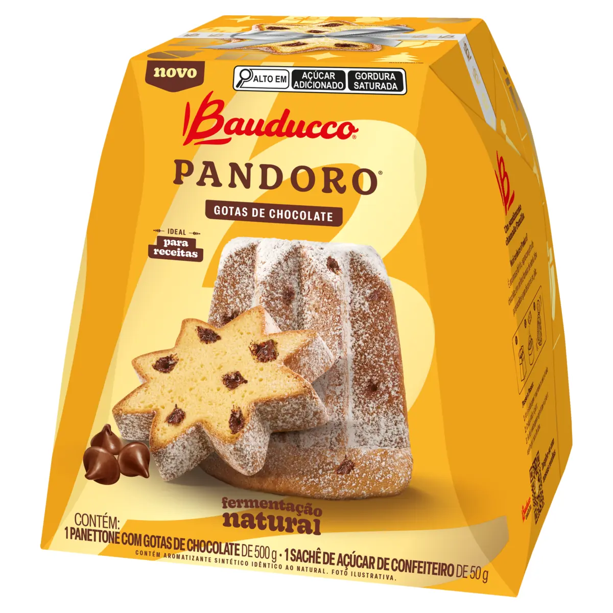 Pandoro Baud 500g Gotas Choc