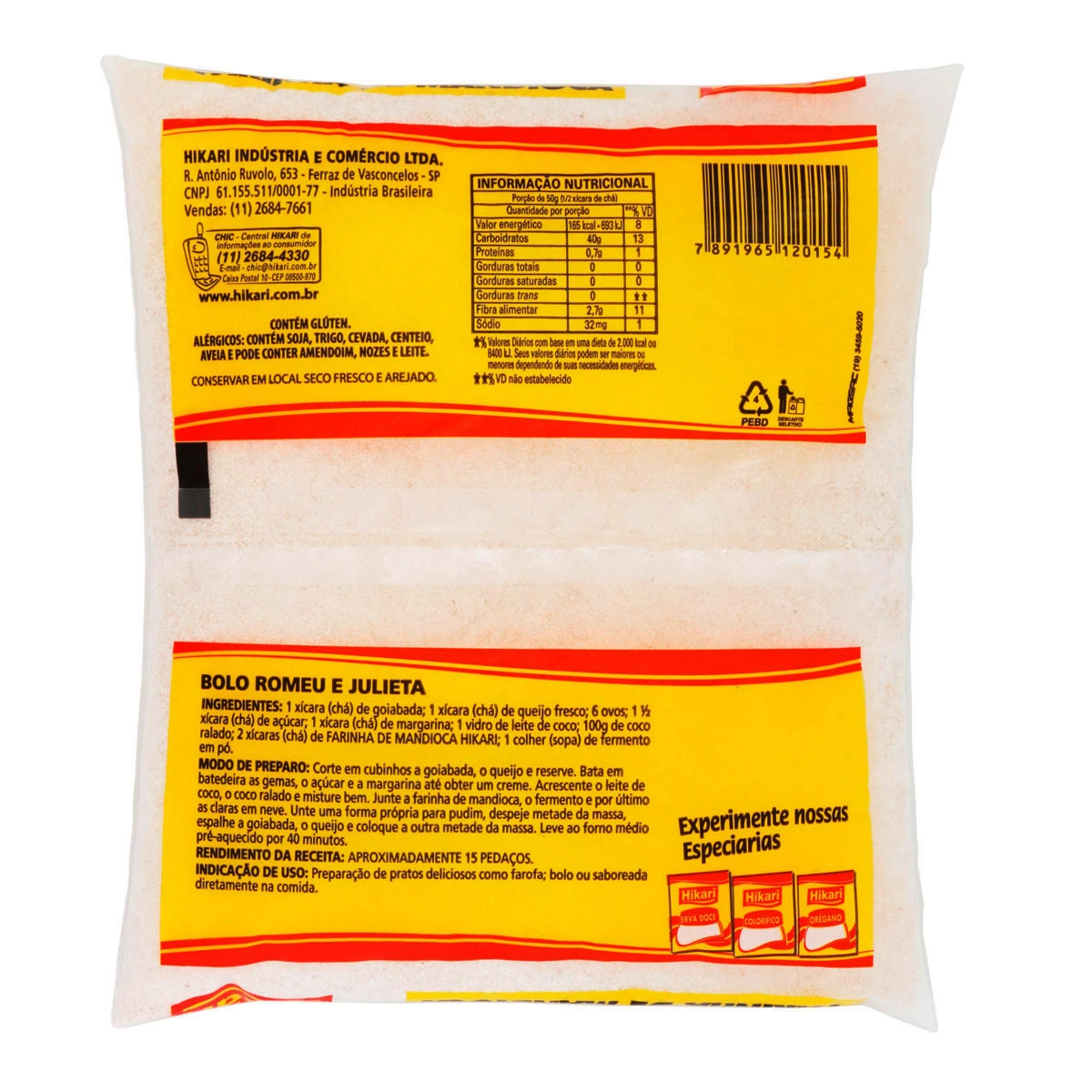 Farinha De Mandioca Hikari 500