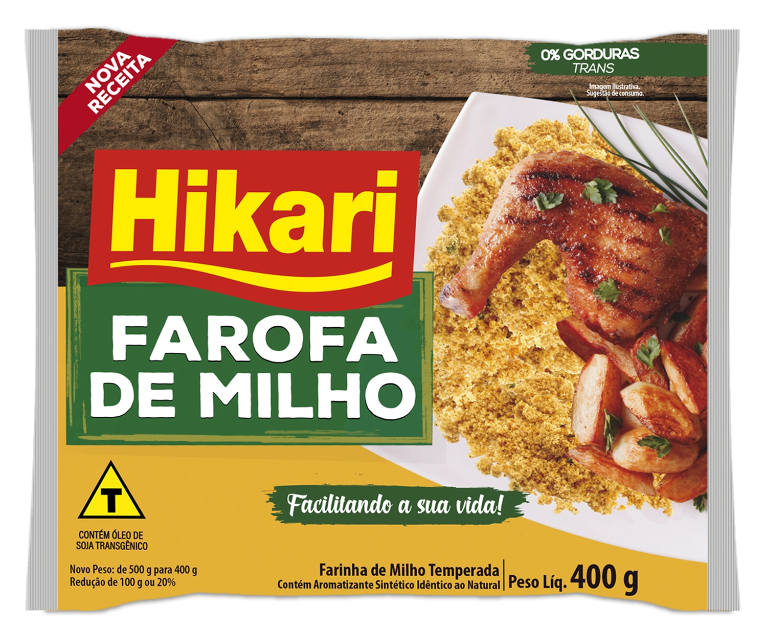 Farofa De Milho Amarela Hikari