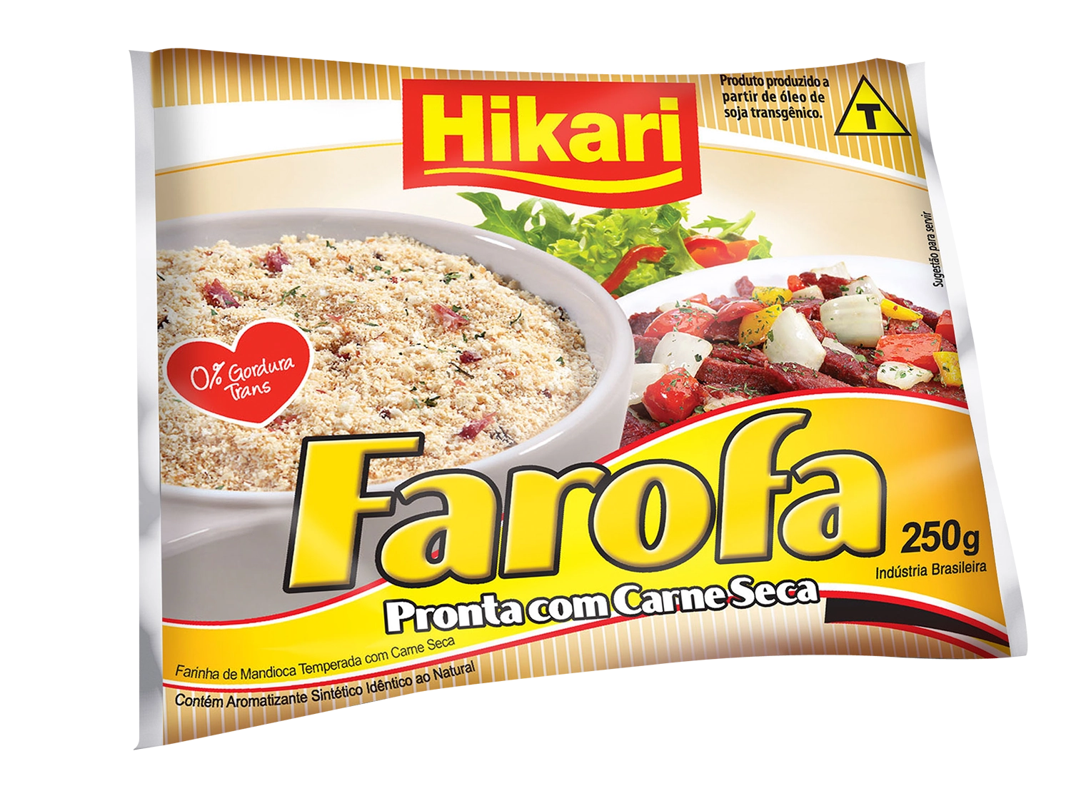 Farofa Mand Hikari 200g Carne Seca