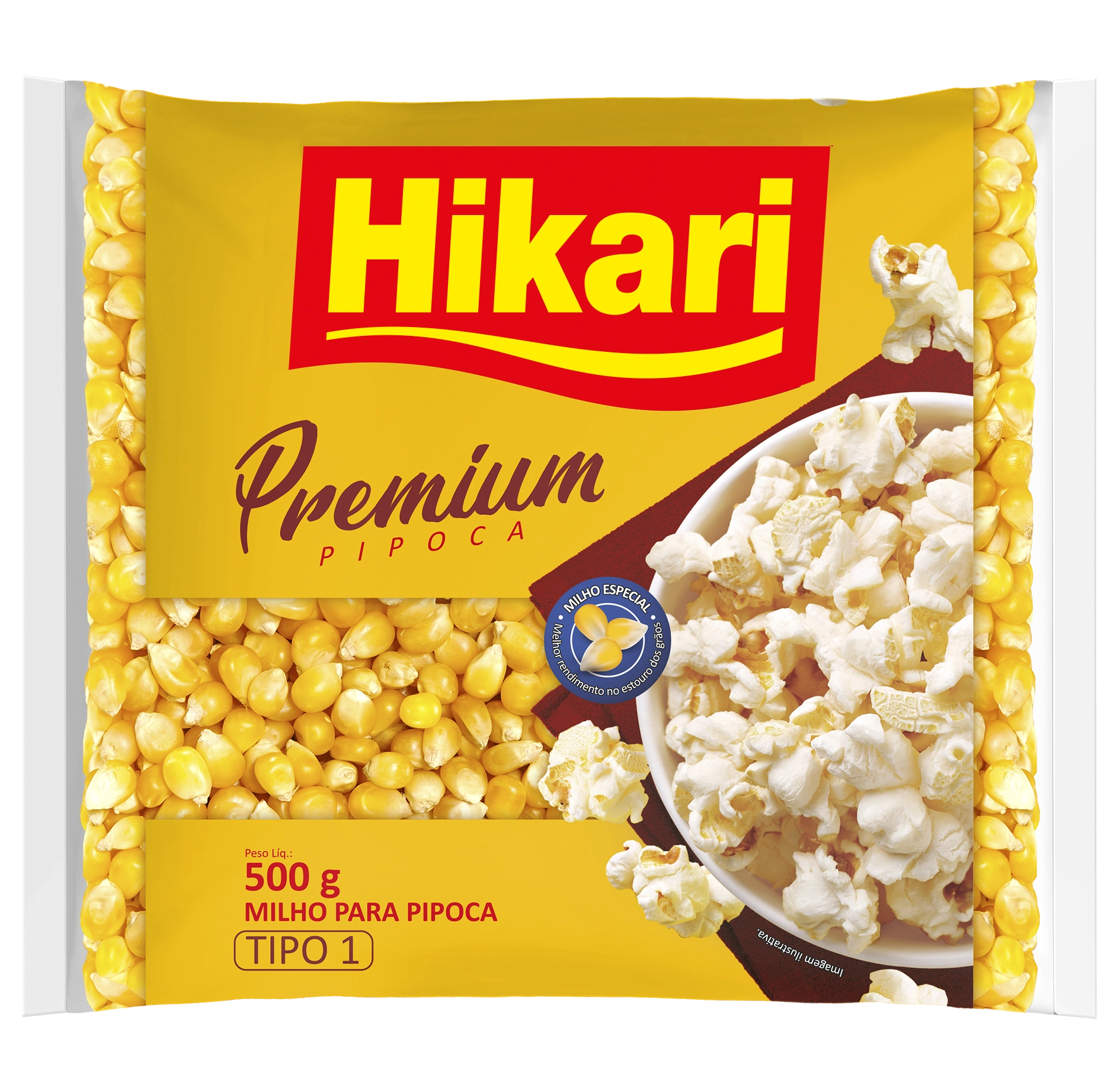 Milho Pipoca Hikari 500g