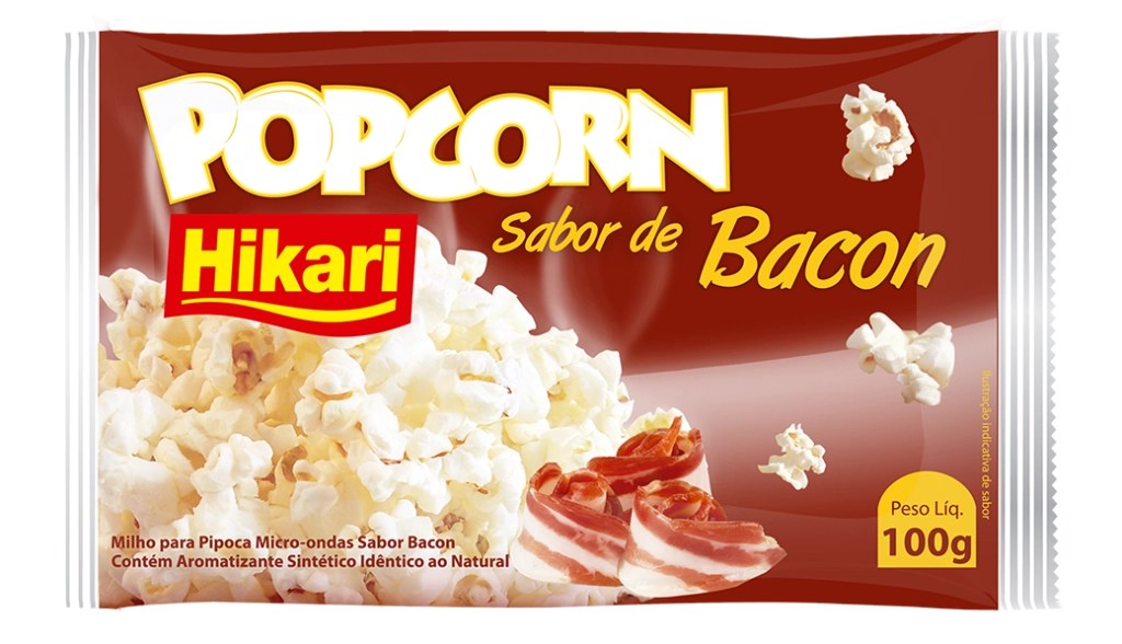 Pop Corn Bacon Hikari 100 Gr