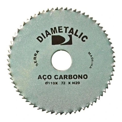 Kit 6 Disco De Corte P/ Madeira Aço Carbono 110mm Diametalic