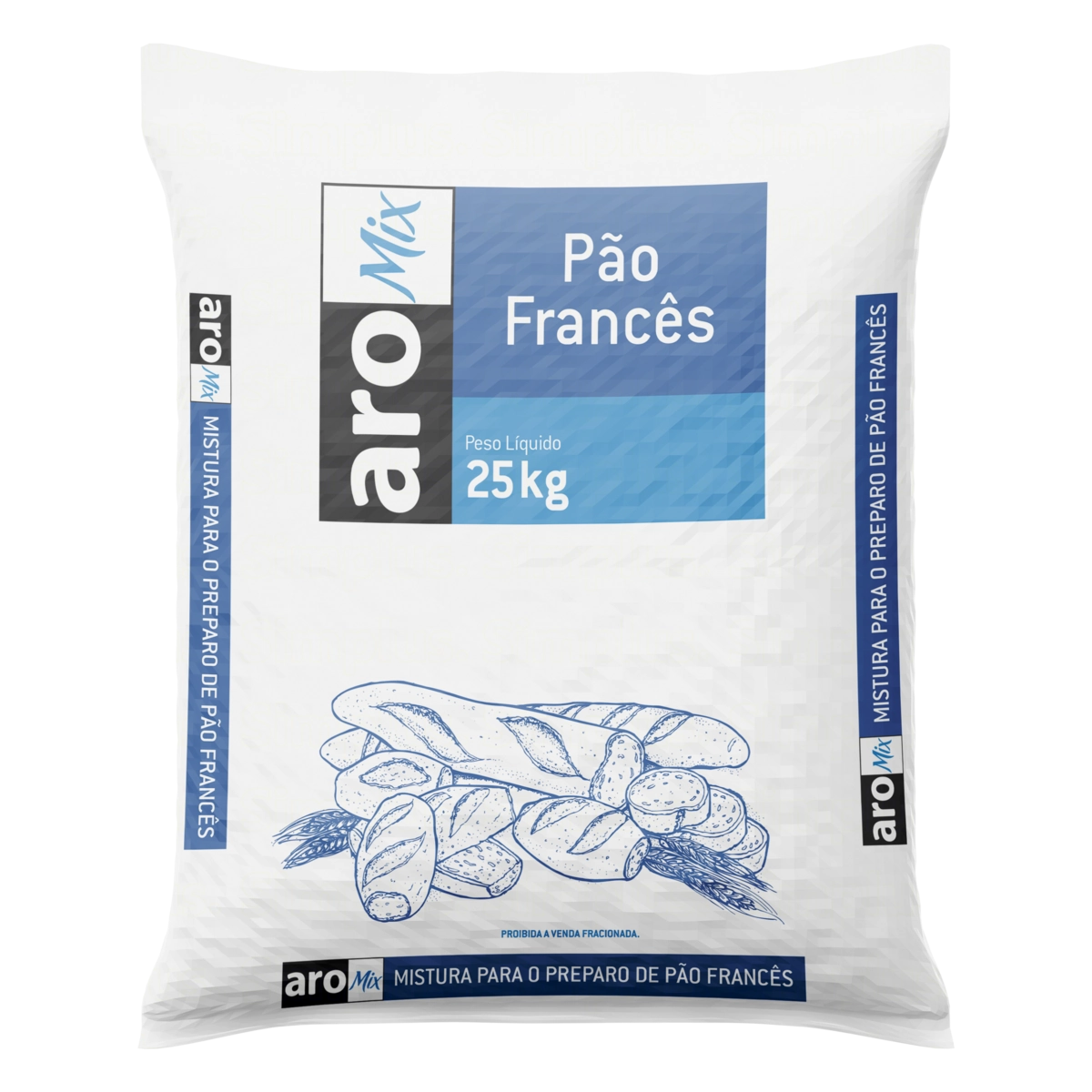 Mistura Para Pão Francês Aro Mix Saco 25kg