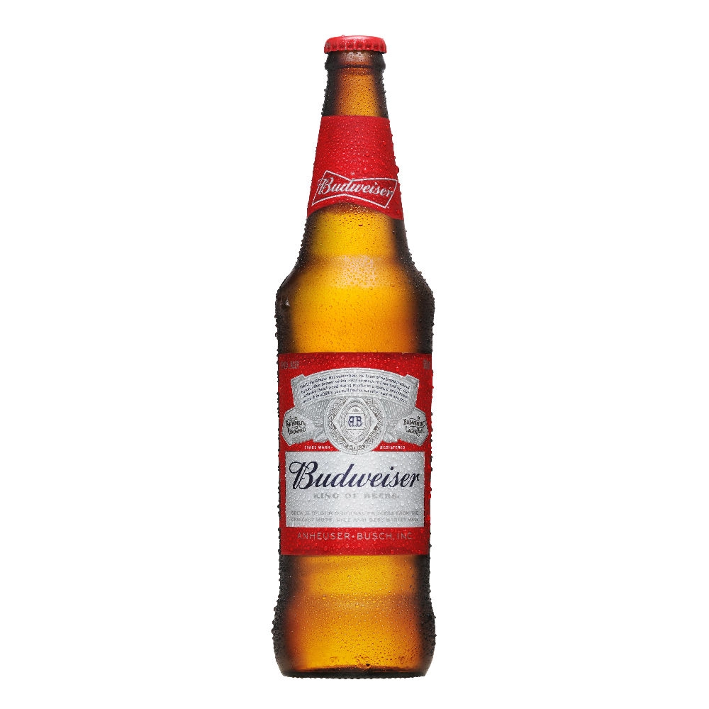Cerveja Lager Budweiser Garrafa 600ml