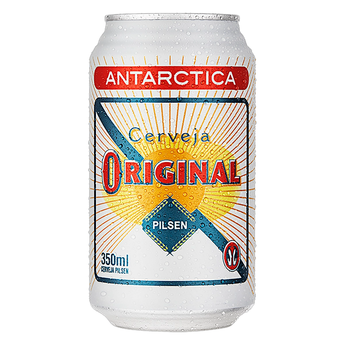 Cerveja Pilsen Antarctica Original Lata 350ml