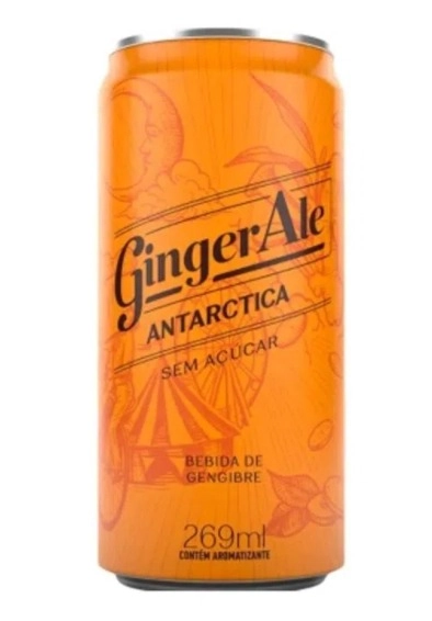 Cerveja Antarctica 269ml Lt Ginger Ale By
