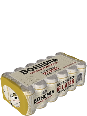 Cerveja Bohemia Puro Malte 350ml Lata Pack C/18