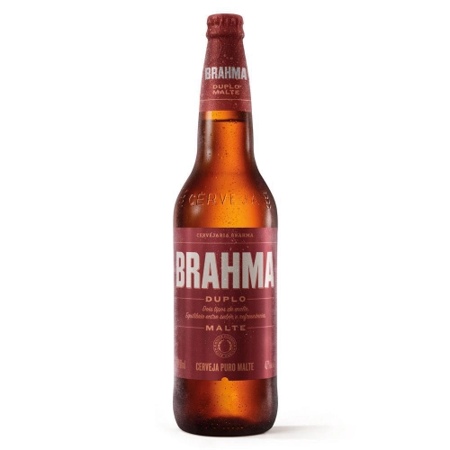 Cerveja Pilsner Duplo Malte Brahma Garrafa 330ml