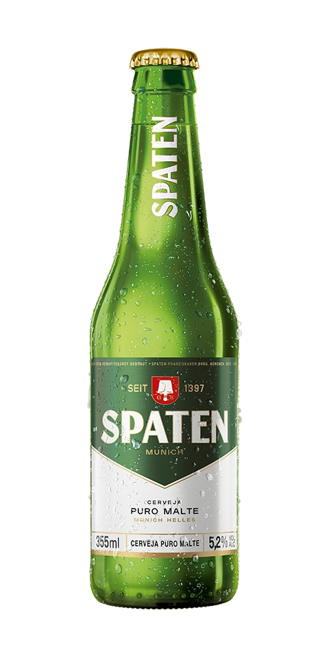 Cerveja Munich Helles Puro Malte Spaten Garrafa 355ml
