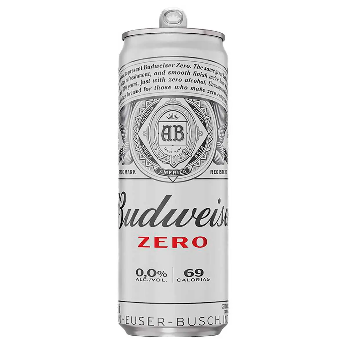 Cerveja Zero Álcool Budweiser Lata 350ml