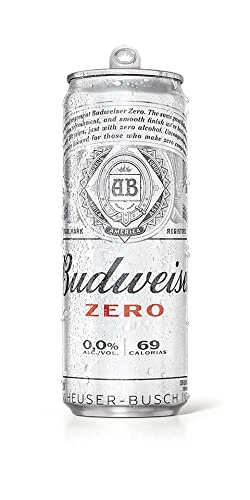 Cerveja Zero álcool Budweiser Lata 350ml