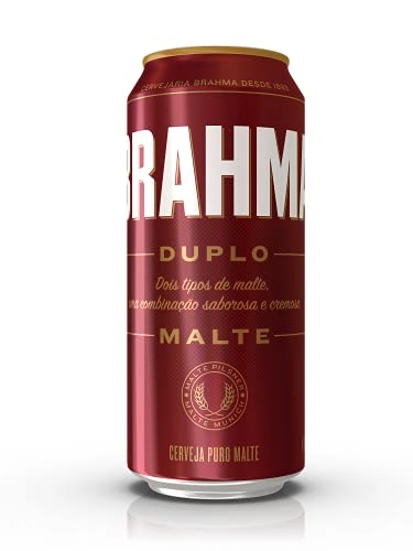 Cerveja Pilsner Duplo Malte Brahma Lata 473ml